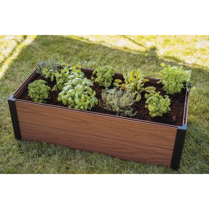 Vyvýšený záhon Keter Maple Trough 106 x 50 x 32 cm, hnědý wpc dřevoplast